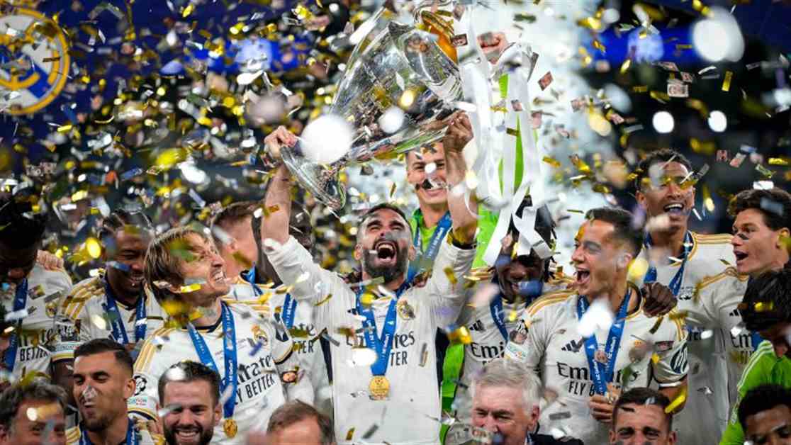 Champions League final: Real Madrid wins 15th European Cup with 2-0 win ...