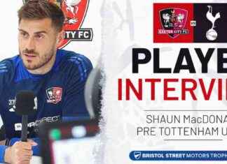 Preview of Spurs U21 in the Trophy | Exeter City FC: Shaun MacDonald’s Insights news-24092024-134244
