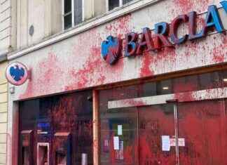 Vandalism at Northumberland Street Barclays: Red Paint and Hammer Damage news-24092024-161658