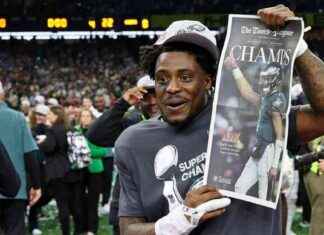 CJ Gardner-Johnson trolls Travis Kelce after Super Bowl victory cj-gardner-johnson-trolls-travis-kelce-after-super-bowl-victory