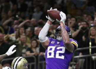 Kyle Rudolph Talks Vikings QB Decision, Referees, Super Bowl, and NFL Draft Giveaways kyle-rudolph-talks-vikings-qb-decision-referees-super-bowl-and-nfl-draft-giveaways