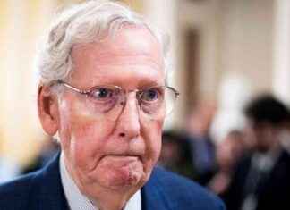 McConnell falls exiting Senate chamber after Turner confirmation vote mcconnell-falls-exiting-senate-chamber-after-turner-confirmation-vote
