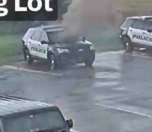 Severe Weather: Oklahoma PD Cruiser Struck by Lightning – Video severe-weather-oklahoma-pd-cruiser-struck-by-lightning-video