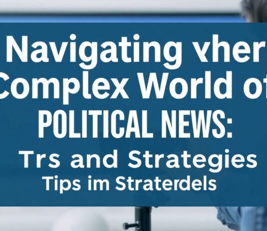 Navigating the Complex World of Political News: Tips and Strategies