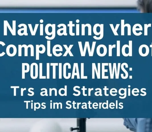 Navigating the Complex World of Political News: Tips and Strategies