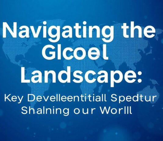 Navigating the Global Landscape: Key Developments Shaping Our World