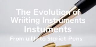 The Evolution of Writing Instruments: From Quills to Smart Pens