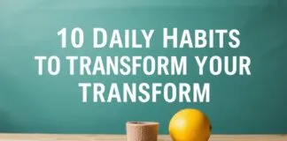 10 Daily Habits to Transform Your Lifestyle