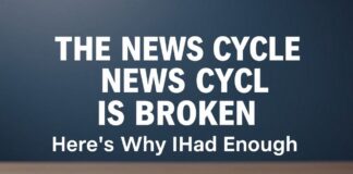 The News Cycle is Broken: Here's Why I've Had Enough