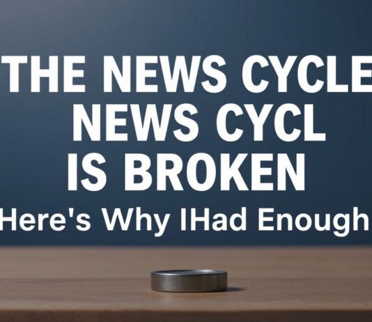 The News Cycle is Broken: Here's Why I've Had Enough