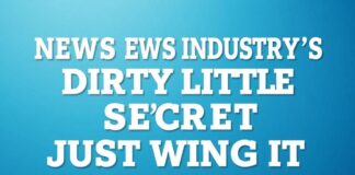 The News Industry's Dirty Little Secret: We're All Just Winging It