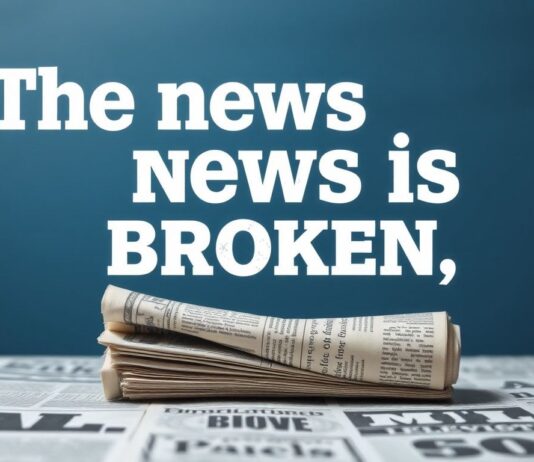 The news is broken, and honestly, I'm fed up with it.