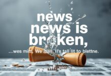 The news is broken, and honestly, we're all to blame.