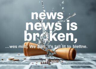 The news is broken, and honestly, we're all to blame.