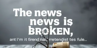 The news is broken, and I'm tired of pretending it's not.