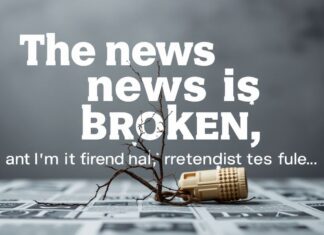 The news is broken, and I'm tired of pretending it's not.