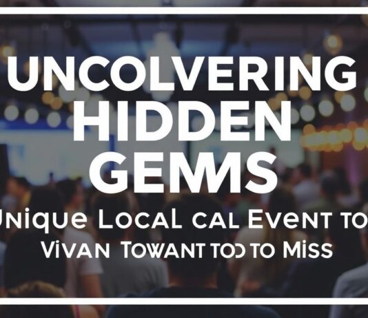 Uncovering Hidden Gems: Unique Local Events You Won't Want to Miss