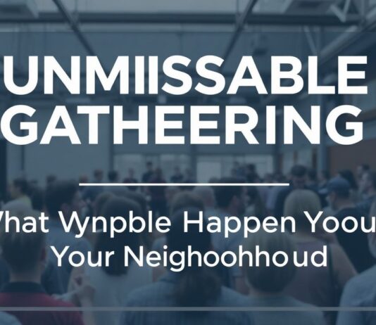 Unmissable Gatherings: What's Happening in Your Neighborhood?