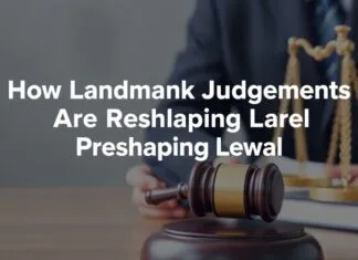 How Landmark Judgments Are Reshaping Legal Precedents Today